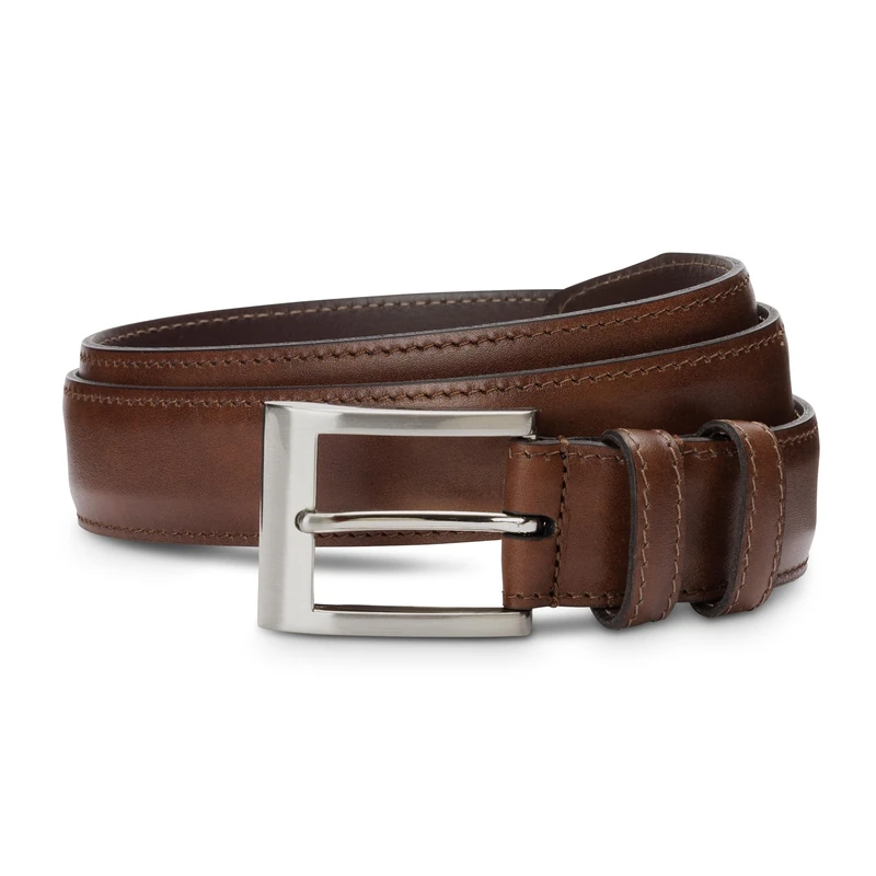 Allen Edmonds Men's Wide Basic Belt, Chili Leather, 36