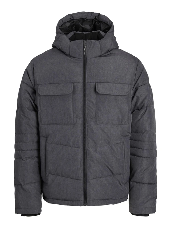 JACK & JONES Puffer jacket, Dark Grey Melange, S