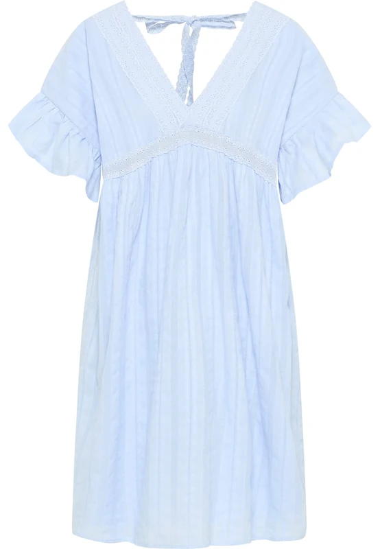 aleva Women's Dress, lightblue, L