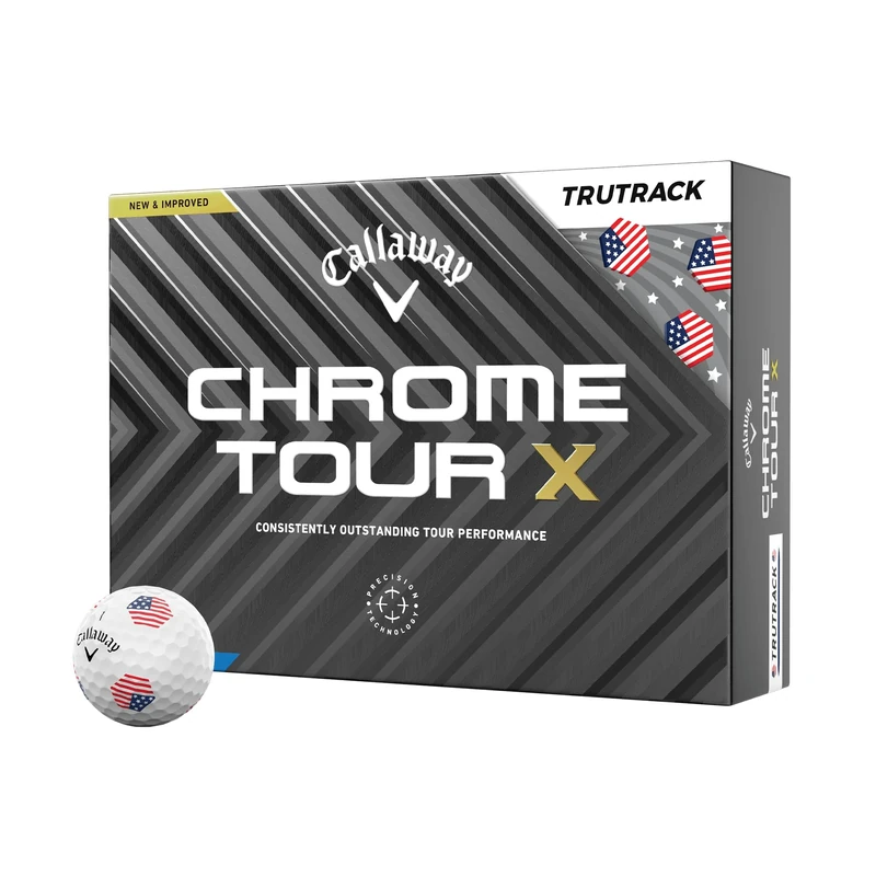 Callaway Golf Chrome Tour X Golf Ball 2024 - USA TruTrack