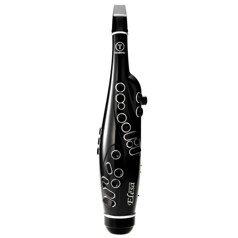 Tahorng Elesa Electronic Saxophone, Digital Wind Instrument, 20 Sounds, Built-in Speaker, Bluetooth (Black)