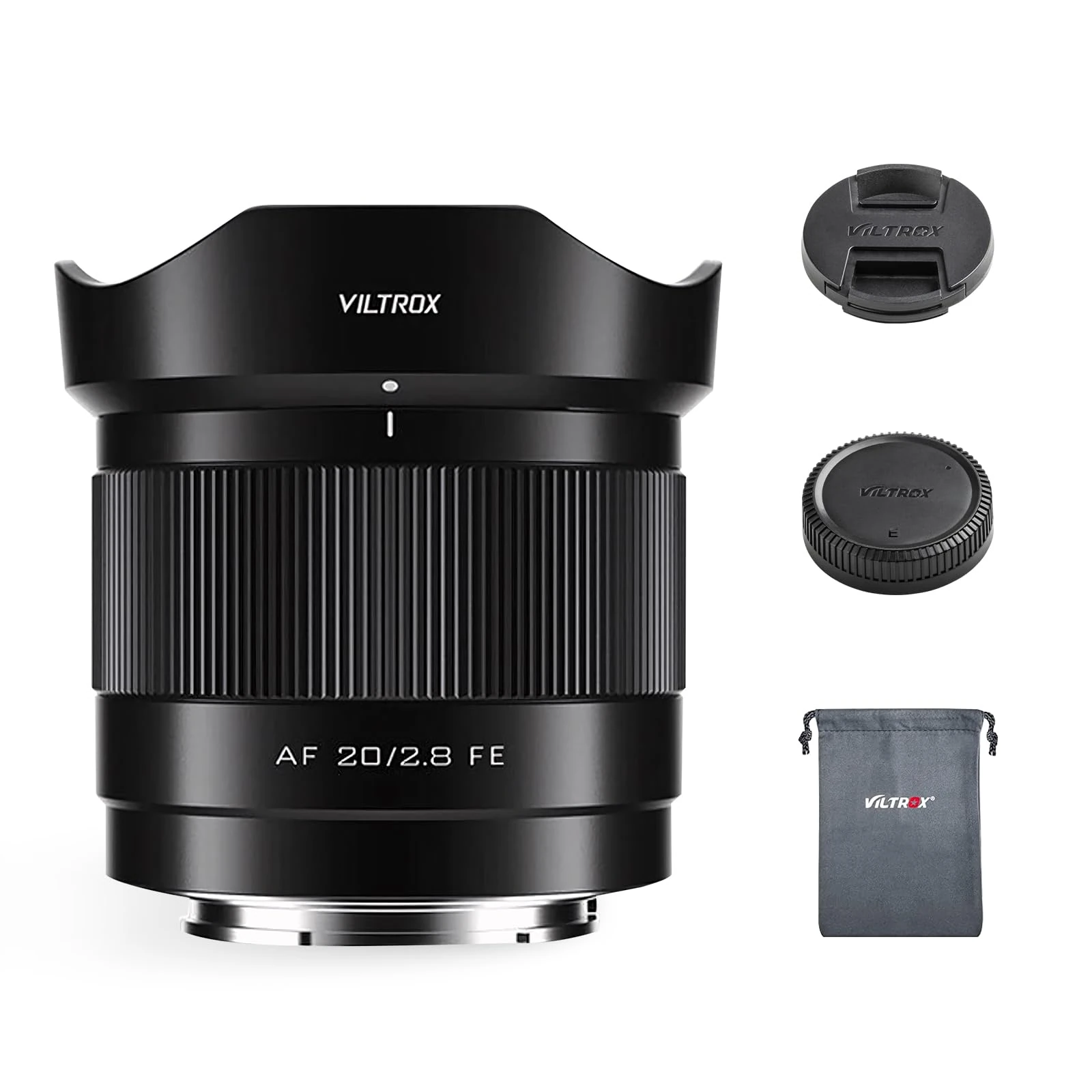 VILTROX 20mm F2.8 FE Full-Frame Wide Angle AutoFocus Lens Prime AF Compatible with Sony E-Mount Mirrorless Cameras Alpha a6400 a7II a7III a7R a7RII a7RIII a7RIV a7S a7SII a9 a7cr