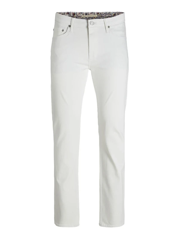 JACK & JONES Men's Jjimike Jjevan Cj 977 Jeans, White, 30 W/34 L
