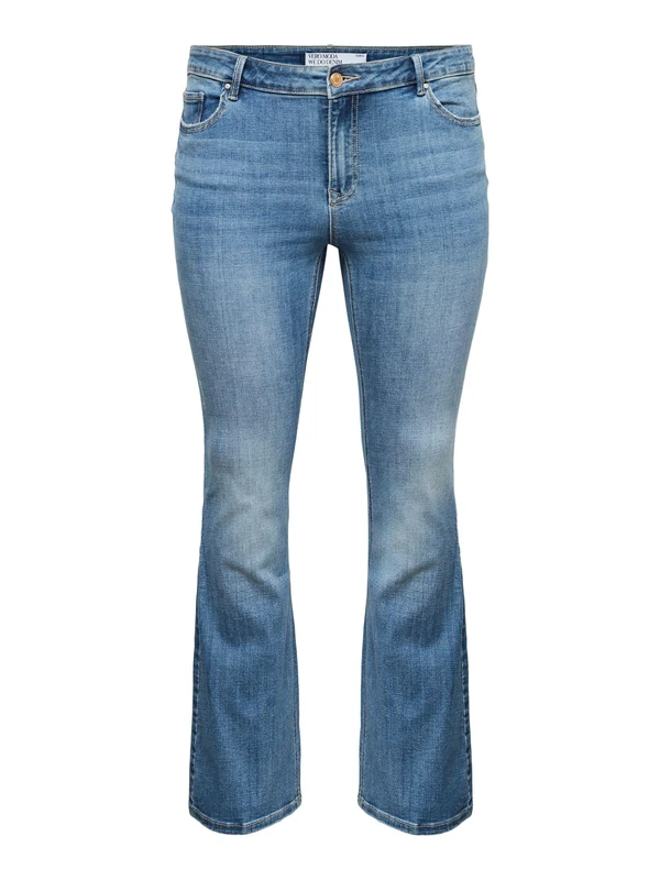 VERO MODA CURVE Women's Jeans, Blue, 54W x 32L