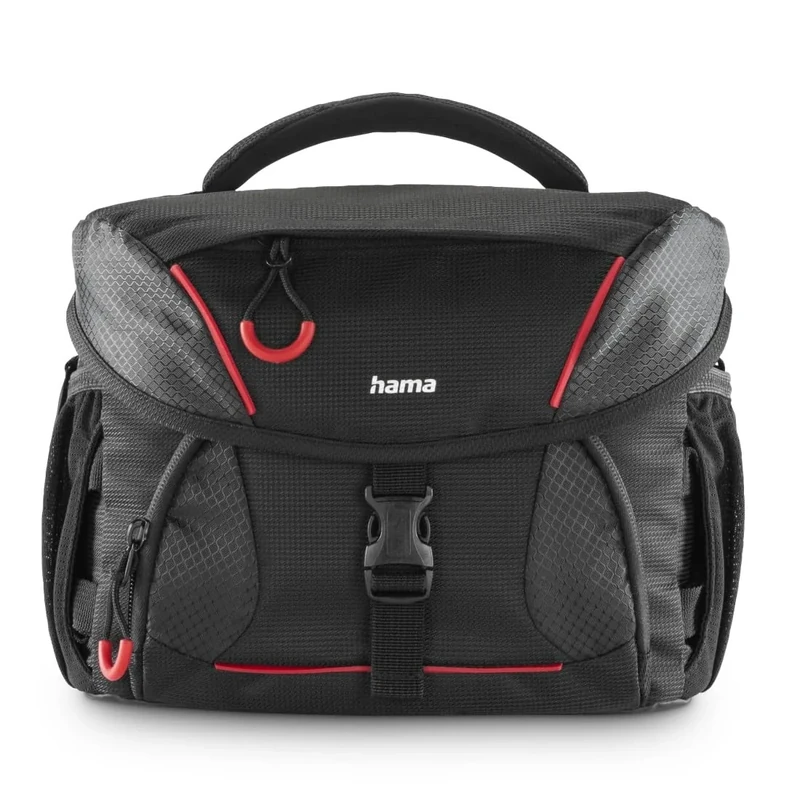 Hama Phoenix 140 Camera Case - Black, red, Modern