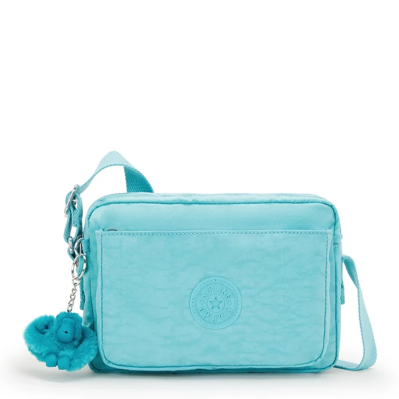 Kipling ABANU M Medium crossbody, Deepest Aqua (Blue)