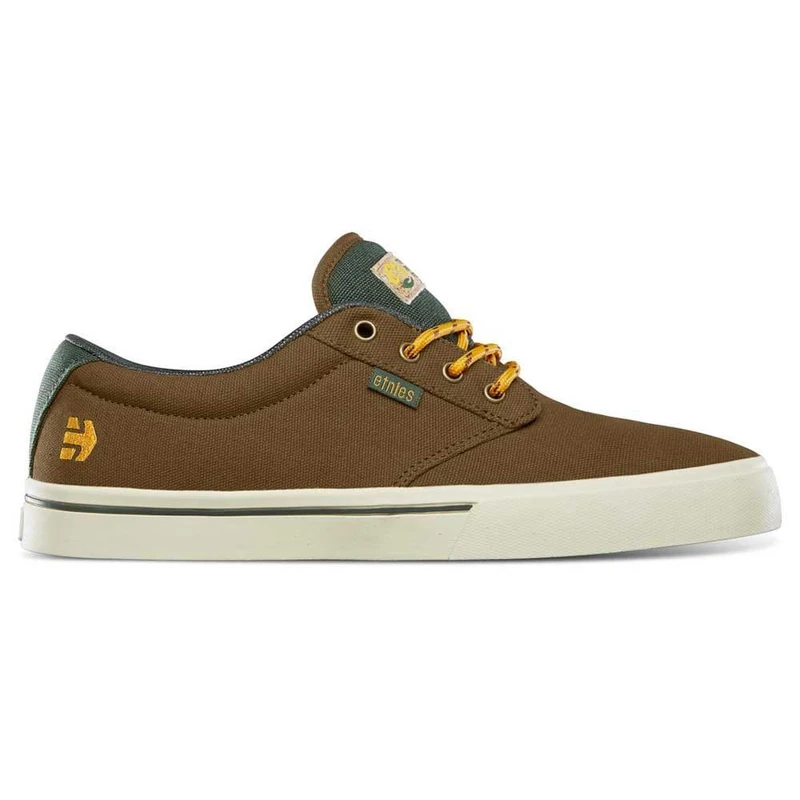 Etnies Jameson 2 Eco X TFTF Men's Skate Shoe, Brown/Green - Sustainable, Comfortable, and Durable Sneakers