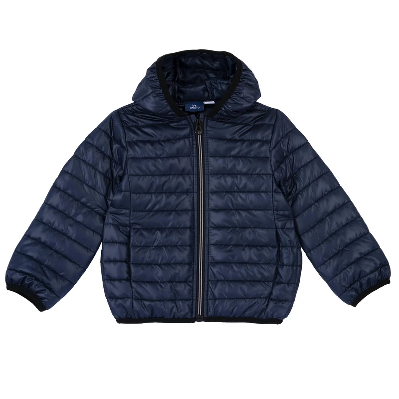 Chicco Children and Boy's Caldo Giubbino con Cappuccio Warm Jacket with Hood, BLU Scuro, 5 Years