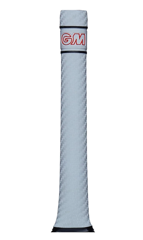 GM | Cricket Bat Grips | Fuze | Premium Rubber | Suitable for Virtually All Bats | Full Size - 12 Inches | 12 Pack | Radon White, Black & Red | Gunn & Moore