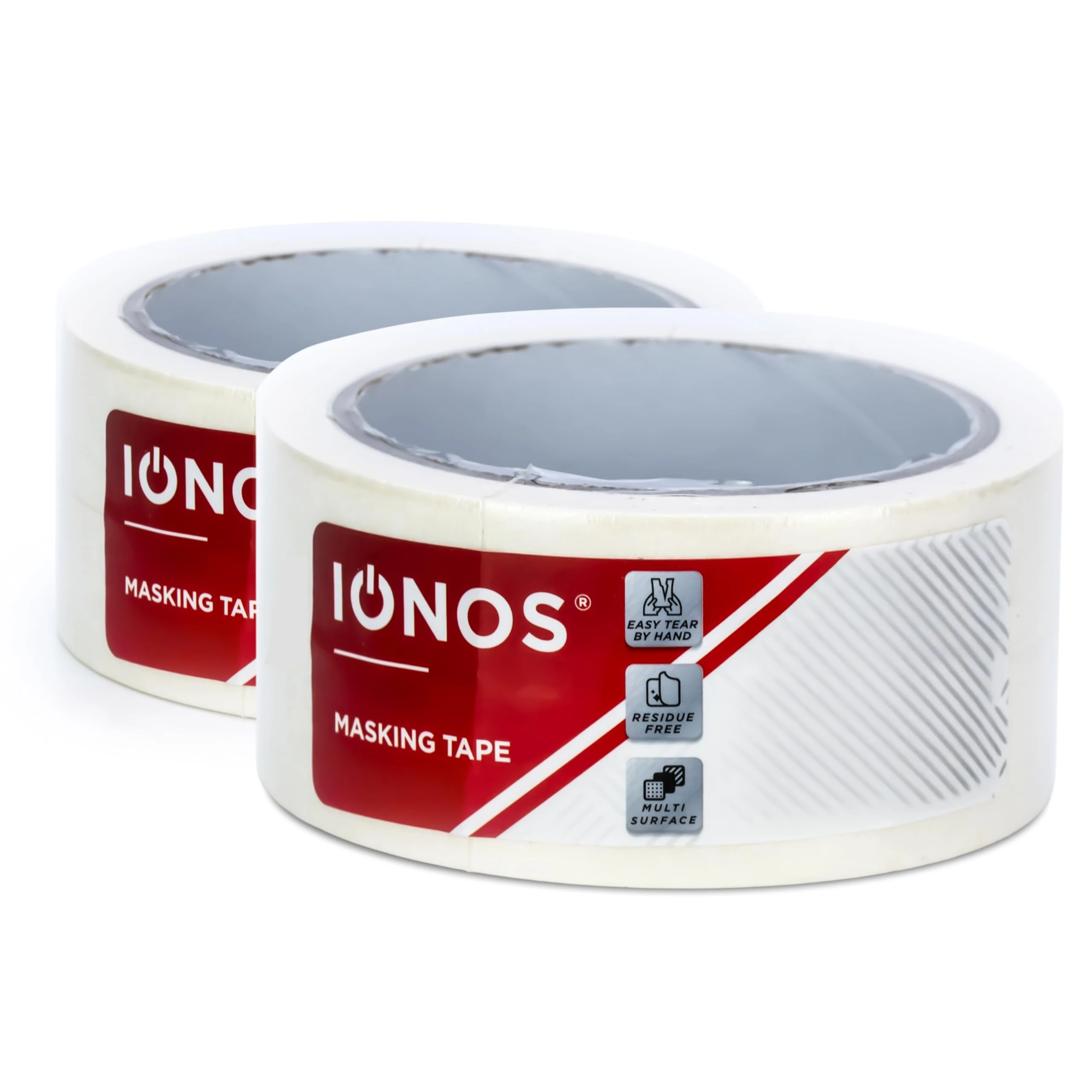 Status IONOS Masking Tape, Pack of 2, 23mm x 20 Metres, Multi-Surface Decorating Tape for DIY and Painting, Clean Removal with Easy Tear Design (IONMT23MM2PKX2)