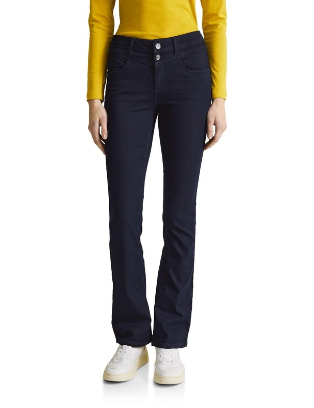 Street One Women's A377231 Bootcut Jean Pants, midnightblue, 33W x 32L - Image 1