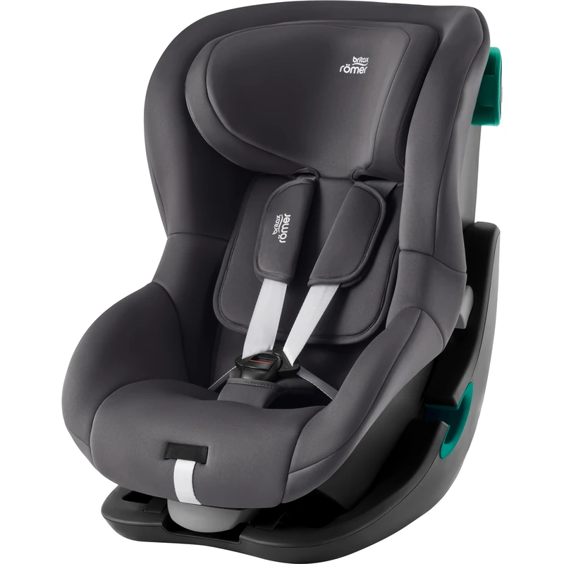 BRITAX RÖMER Child Car Seat King PRO, for Toddlers from 76-105 cm (i-Size) Without ISOFIX, 15 Months - 4 Years, Midnight Grey