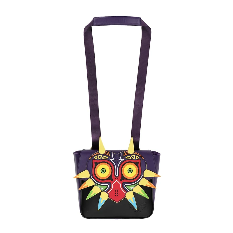 The Legend of Zelda Majora's Mask Women's Purple Convertible Mini Backpack - Image 1