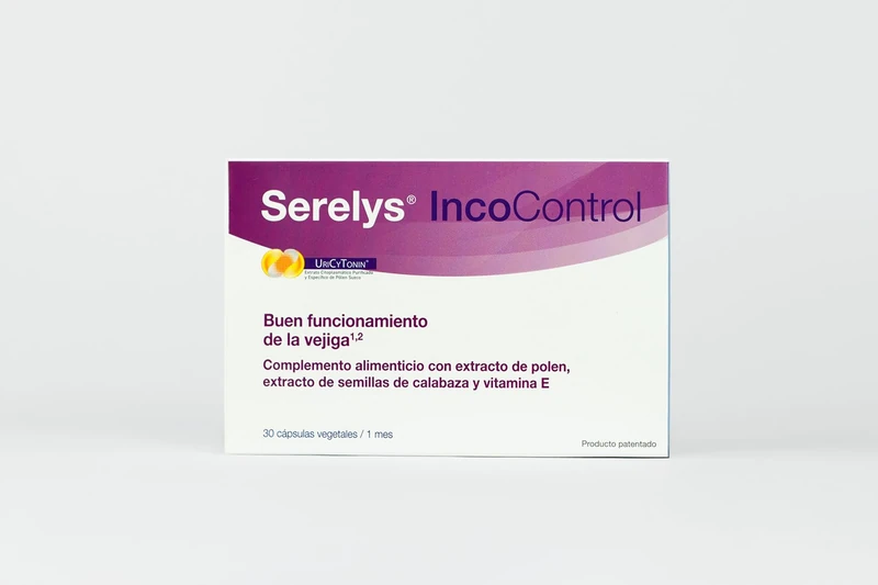 UPSA - Serélys INCO Control - Complément alimentaire Naturel - Fuites urinaires et bien-être de la vessie - Graines de courge et extraits cytoplasmiques de Pollen - 30 végétal gelules - 1 Mois