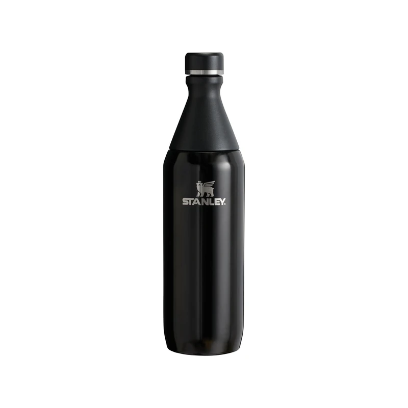 Stanley 1913 All Day Slim Water Bottle 0.6L - Black - Image 1