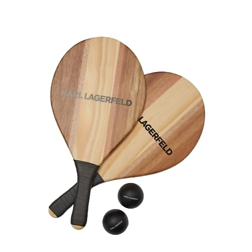 KARL LAGERFELD Men's K/Essential Beach Games, Black, One Size