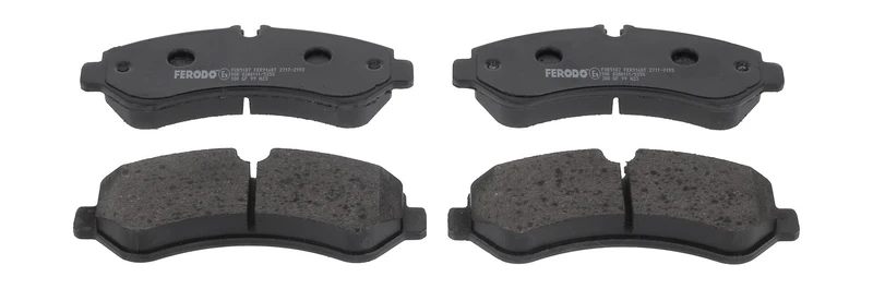 FERODO Brake Pads | FVR5187 | OE-Matching Quality | Eco-Friction Fuse+ Technology | Pack of 4