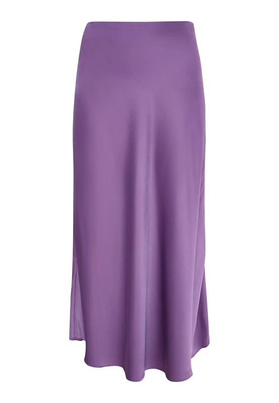 aleva Women's midi Skirt, Purple, XS