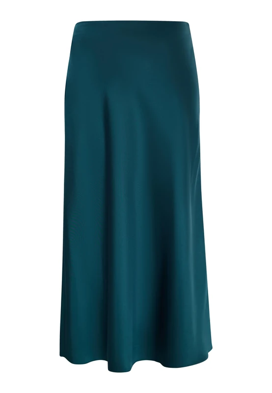 SWIRLIE Women's midi Skirt, Emerald, S