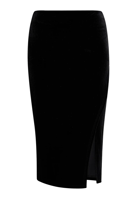 dulcey Women's midi Skirt, Black, M