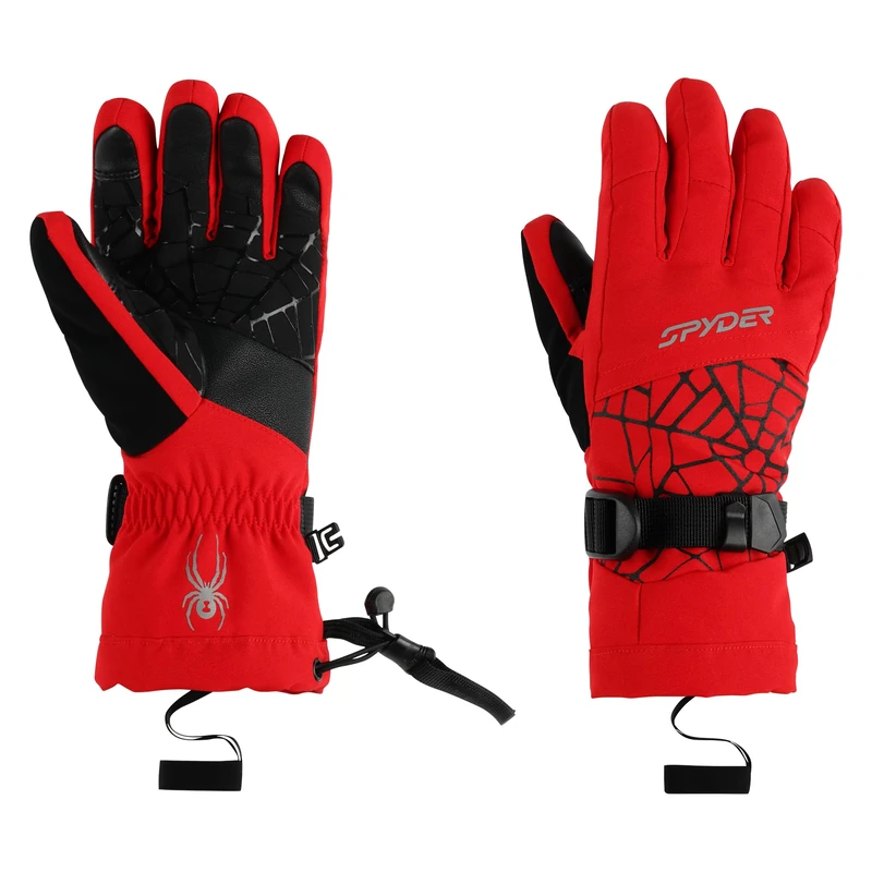 Spyder OVERWEB GLOVES, Boy's, RED, S