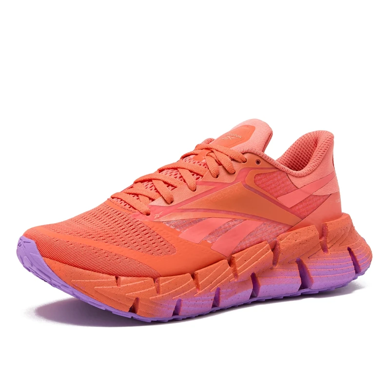 Reebok Womens Floatzig 1 Sneaker, Coral/Coral/Purple, 7