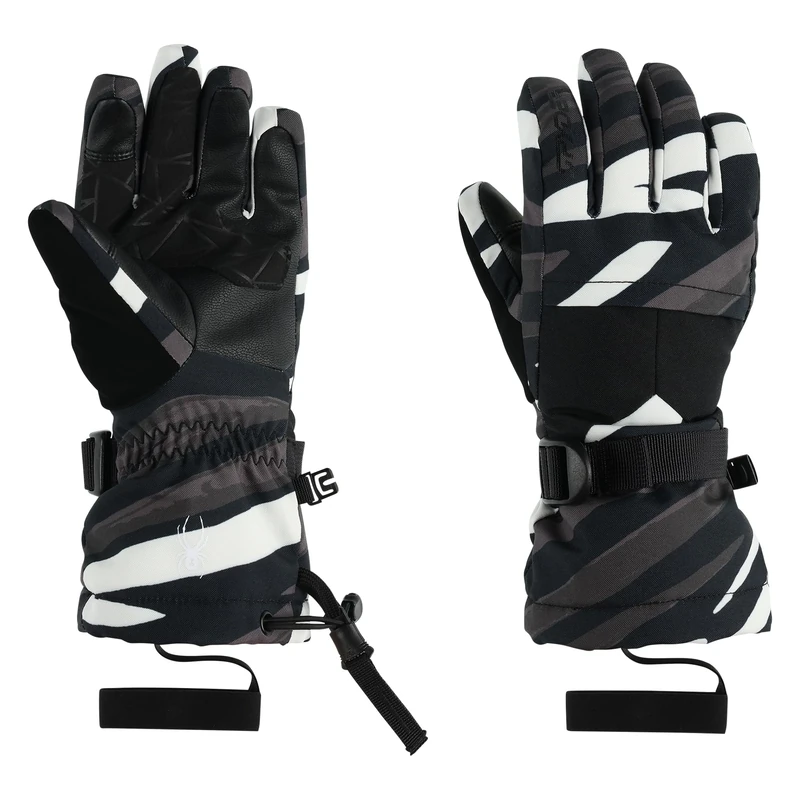 Spyder SYNTHESIS SKI GLOVES, Girl's, Tiger Polar, M