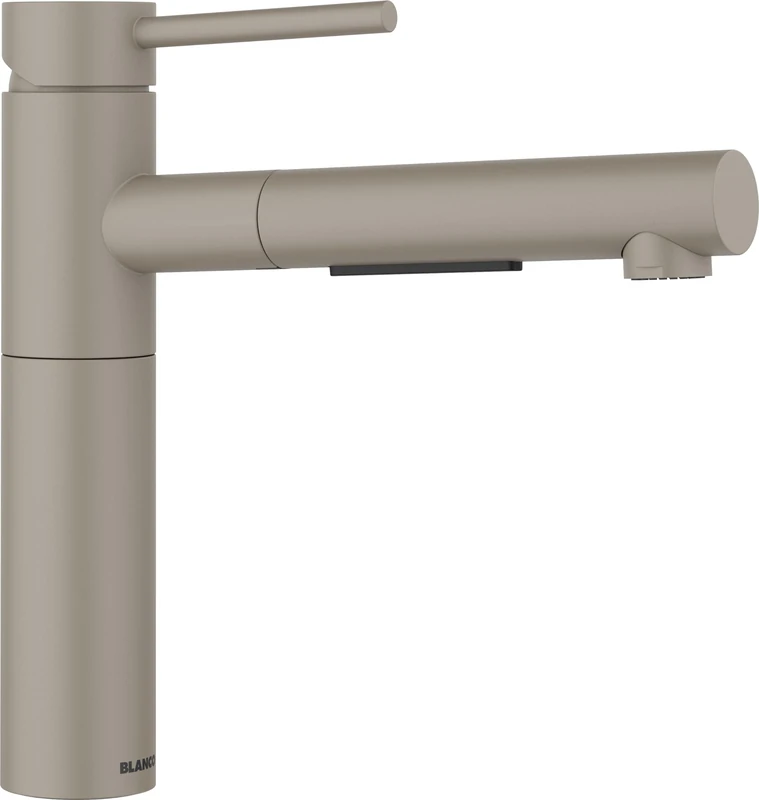 BLANCO ALTA-S II | Kitchen Mixer tap in Tartufo | High-Pressure | with Pull-Out Hose | Non-Return Valve | Ceramic Cartridge | Assured Water Quality & Water-Saving | [4.5x23.2x22.6 cm]