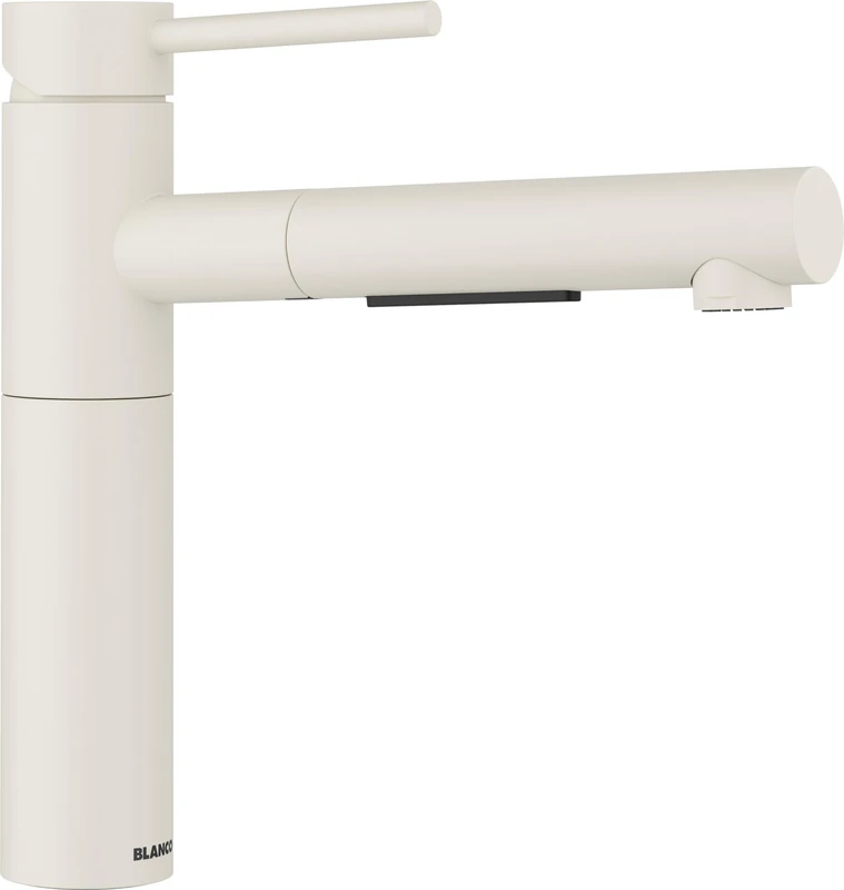 BLANCO ALTA-S II | Kitchen Mixer tap in Soft White | High-Pressure | with Pull-Out Hose | Non-Return Valve | Ceramic Cartridge | Assured Water Quality & Water-Saving | [4.5x23.2x22.6 cm]