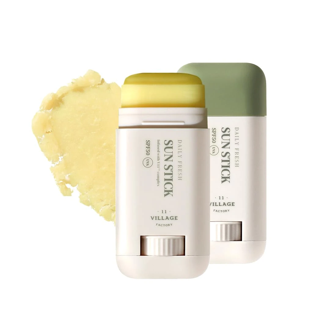 [VILLAGE 11 FACTORY] DAILY FRESH SUN STICK - SPF 50 (20g) Korean skincare - Sunscreen SPF 50 - Long-Lasting Hydration and Flawless Matte Finish - Easy to carry everywhere