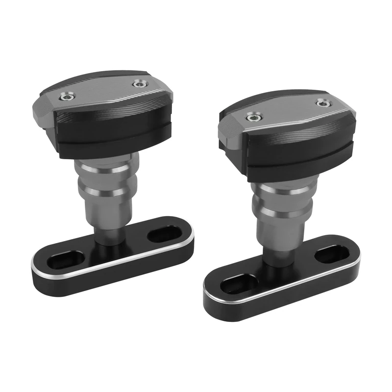 HAONEL Frame Sliders Compatible with Husqvarna Svartpilen 401 Vitpilen 401 2018-2023 CNC Aluminum Motorcycle Engine Guard Bodywork Fairing Falling Protection(Titanium)