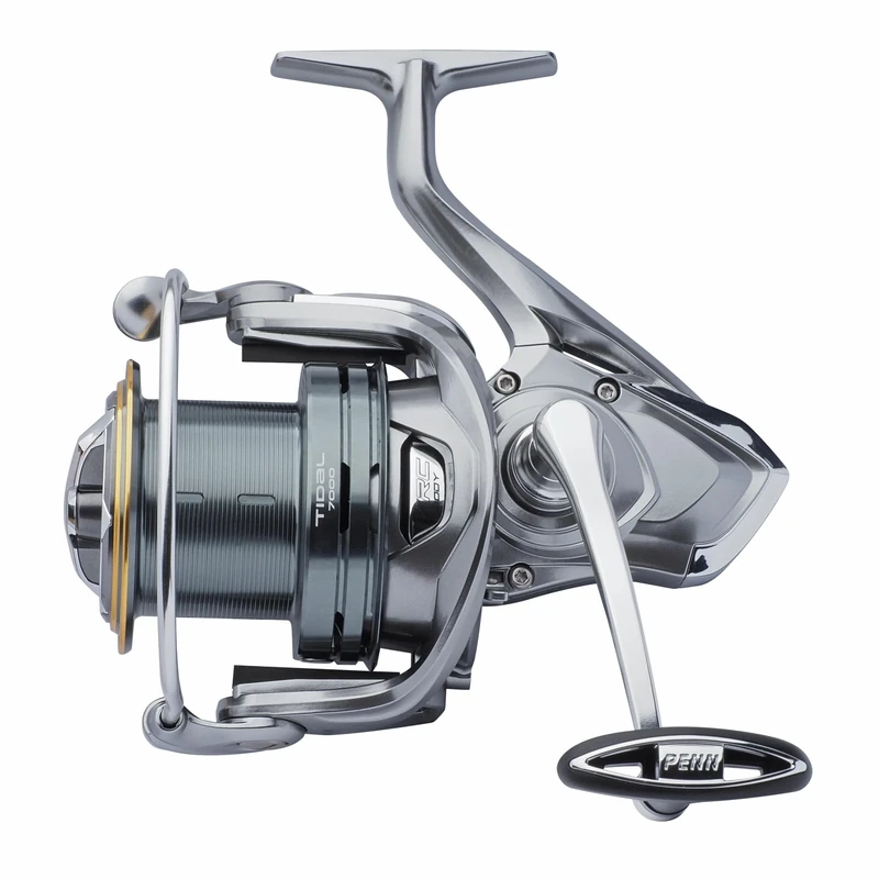 PENN Tidal Longcast, Sea Fishing Reel, Spinning Reel for Saltwater Surf, Beach & Rock Fishing Anglers, Lightweight Carbon Body, Long Distance Casting Reels with Waterproof Drag, 8000 Size