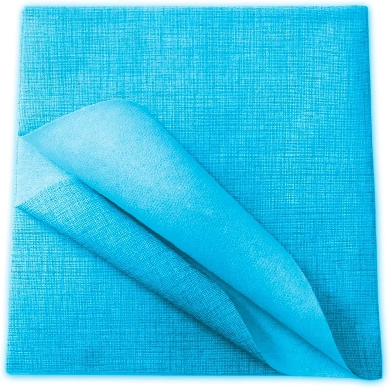 Avilia 100 Piece Tablecloth Set | Disposable Tablecloth | Tablecloth Cover | Tablecloth for Parties | Restaurant Tablecloths | Table Cloth | TNT Tablecloth 100 x 100 cm, Light Blue