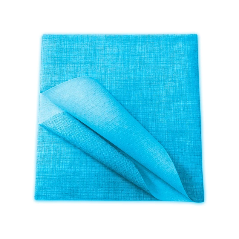 Avilia 100 Piece Tablecloth Set | Tablecloth Cover | Tablecloth for Restaurant | Tablecloth for Parties | Disposable Tablecloth | Table Cloth | TNT Tablecloth 100 x 100 cm, Light Blue