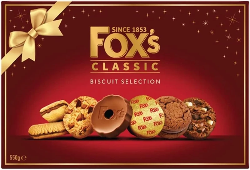Fox's Classic Biscuits Chocolate Selection Box 550g Gift Set with Creamy Delights