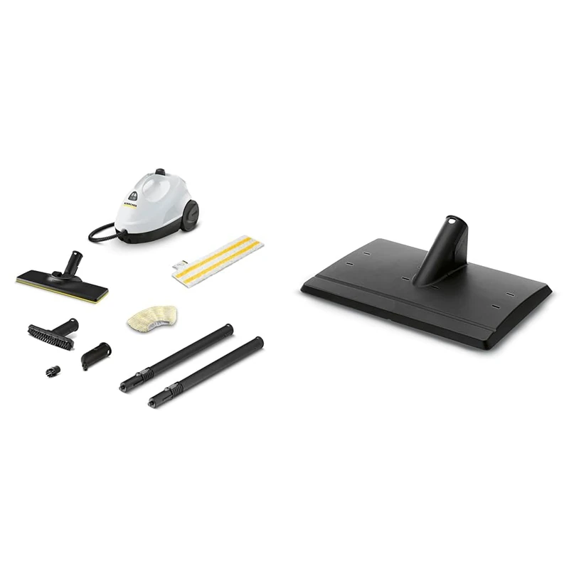 Bundle of Kärcher Steam Cleaner SC 2 EasyFix, Steam pressure: 3.2bar, Heating time: 6.5min., Output: 1500 W, Cleaning performance: 75m², Tank: 1L + Kärcher 2.863-062.0 Wallpaper Stripper