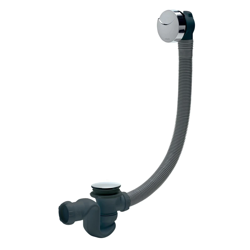 Wirquin, Black 30724373 Complete Set with Cobra Siphon Bath