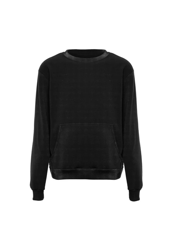 wrest Men's Sweatshirt, Black, XL - Image 1