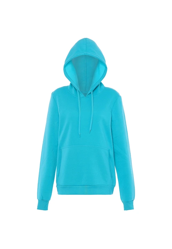 boundry Women's Hoodie, Turquoise, L