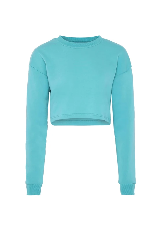 boline Women's Sweatshirt, Turquoise, S