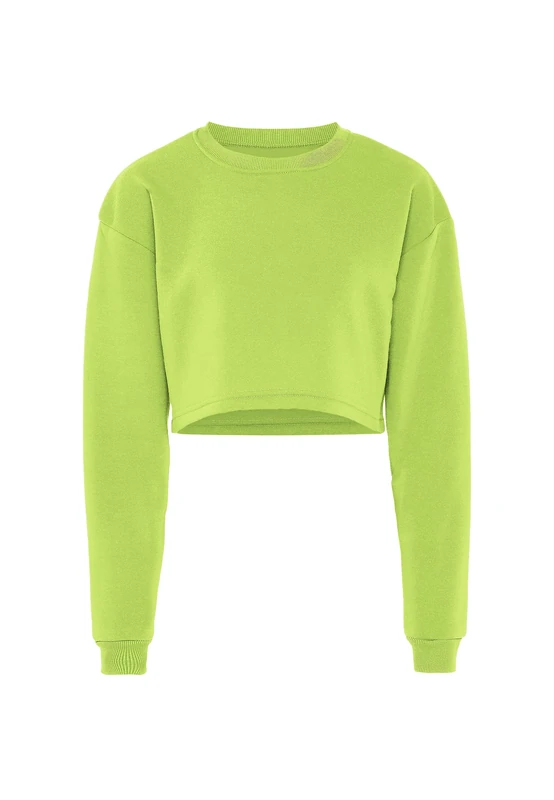 Gaya Women's Sweatshirt, Sour Lime, XL - Image 1