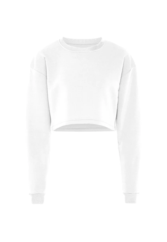 FRAULLY Women's Sweatshirt, White, XL