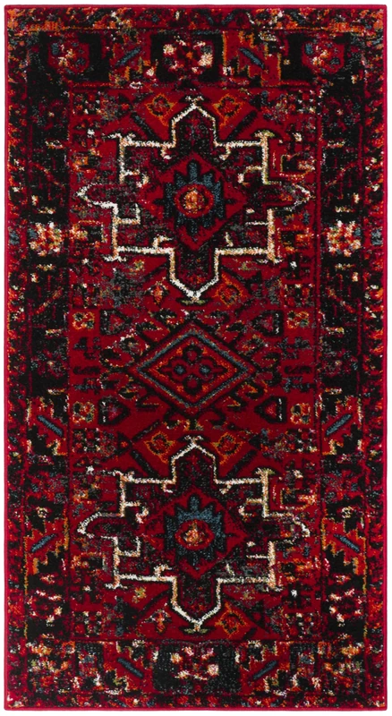 Safavieh Persian Collection Traditional Rug for Living Room, Dining Room, Bedroom Short Pile, Red and Multi, 24 x 36 Inch - Image 1