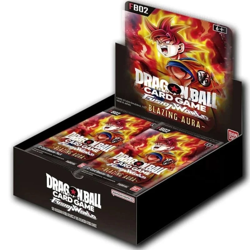 Bandai | Dragon Ball Super CG: Fusion World 02 (FB02) Booster Display | Trading Card Display | Ages 6+ | 2 Players