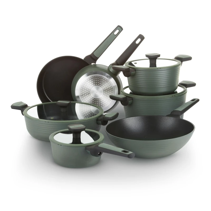 Corredo 2.0 Cookware Set (Green) 11-Piece