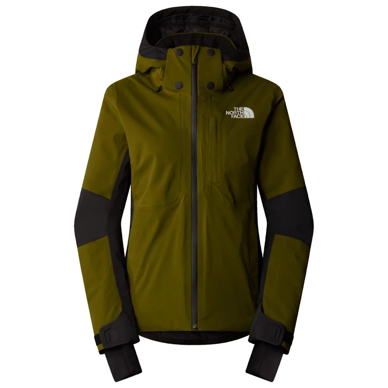 The North Face Women's Lenado Jacket, Forest Olive/Tnf Black, XL