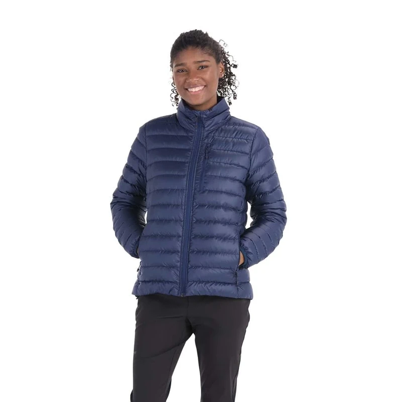 Marmot Women's Highlander Jacket, Warm Down Jacket, Insulated Winter Coat, Breathable, Lightweight Packable Outdoor Jacket, Windproof, Arctic Navy, L