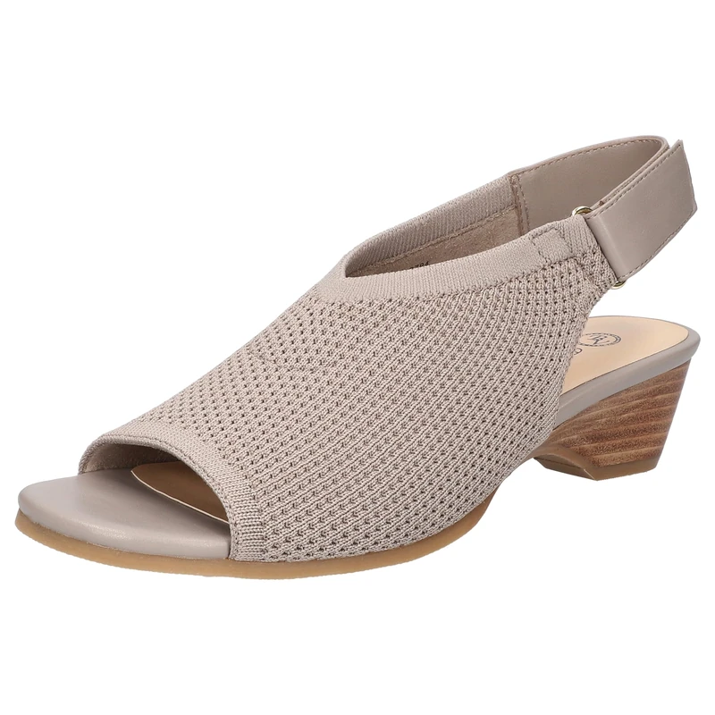 Bella Vita Women's Marin Wedge Sandal, Natural Knit, 6 UK