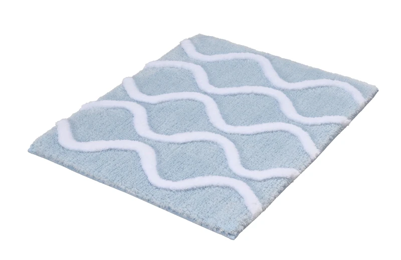 Kleine Wolke Piana Bath Mat Steel Blue 55 x 65 cm