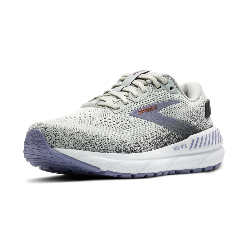 BROOKS 1204141D080 Ariel GTS 24 Women Mercury/Ebony/Sweet Lavender UK 7